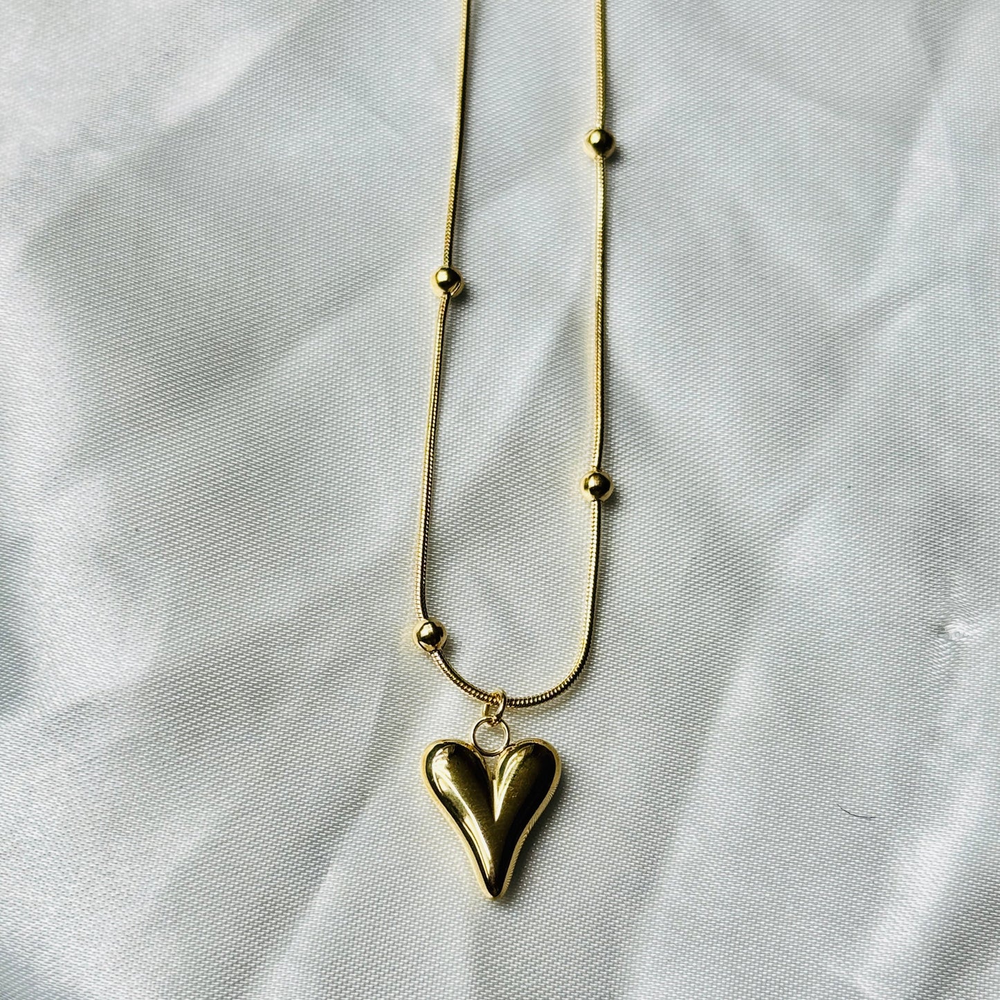 Golden Love Drop Chain