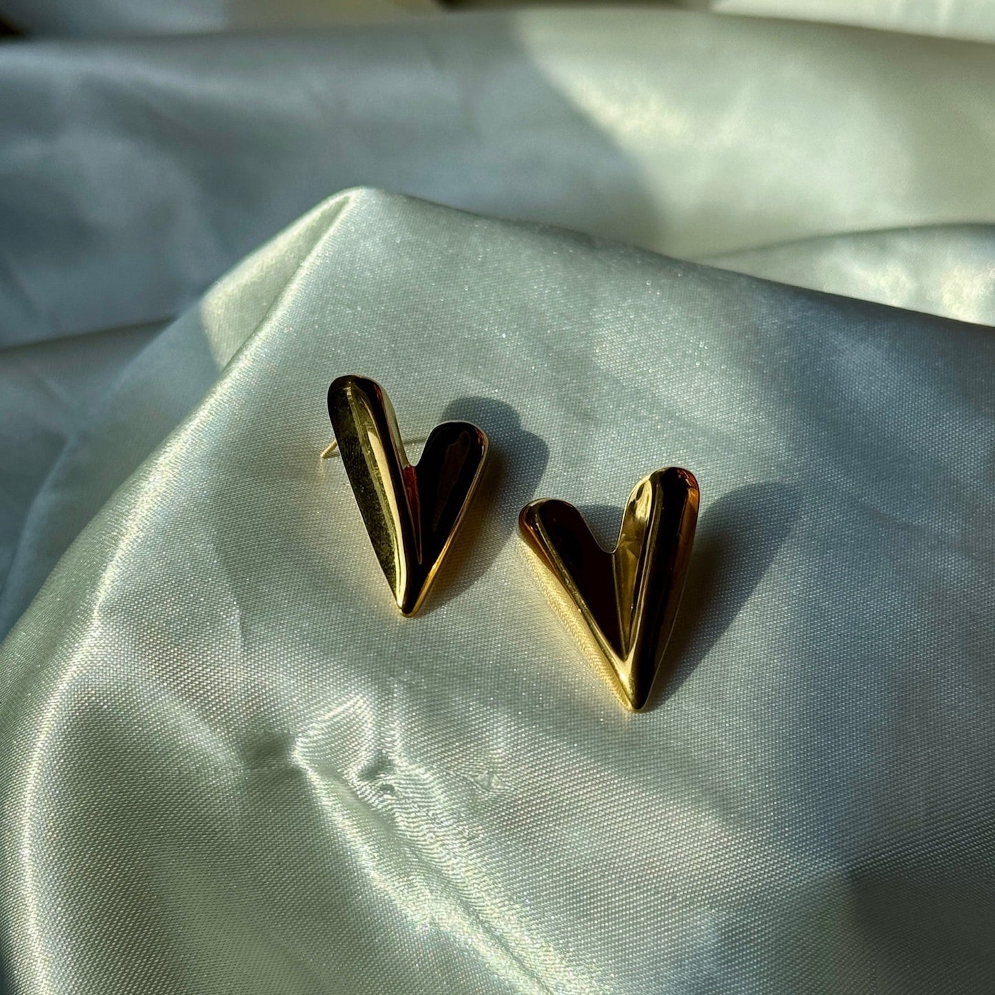 Autumn Heart Earrings
