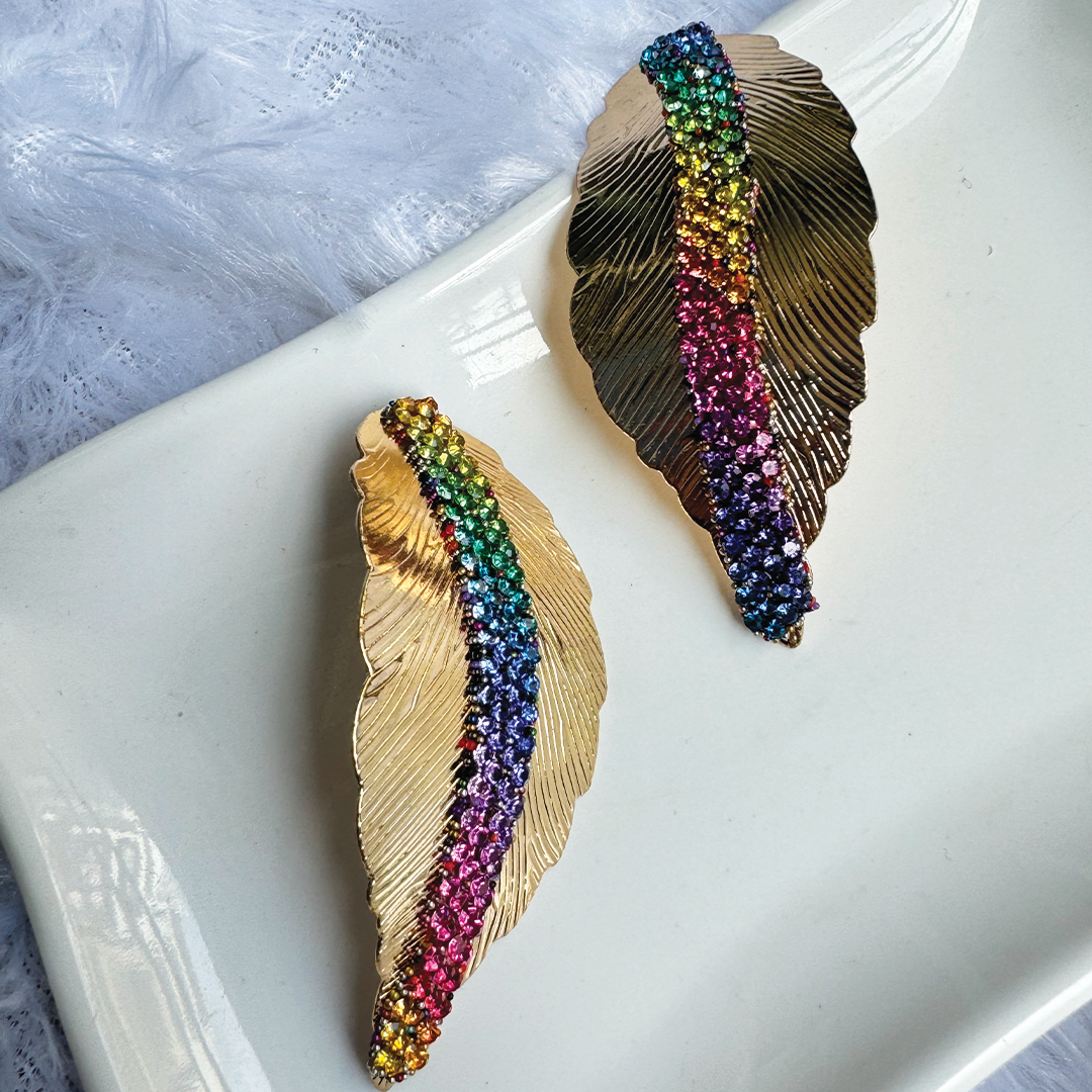 Premium leaf earrings