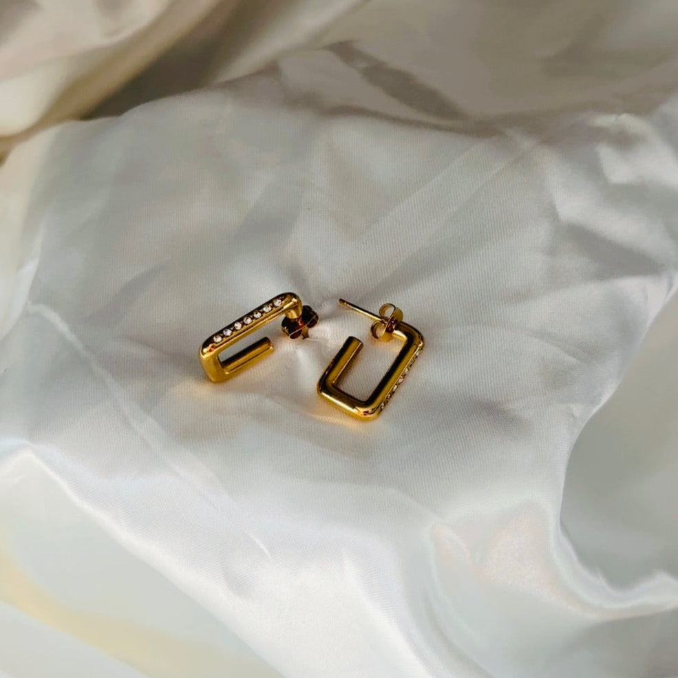 Illume Rectangle Stone Earrings