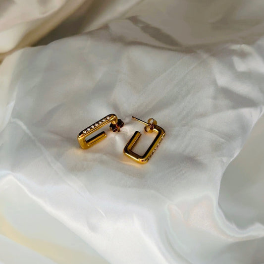 Illume Rectangle Stone Earrings