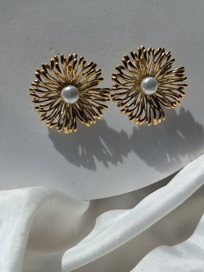 Chunky Flower Earring
