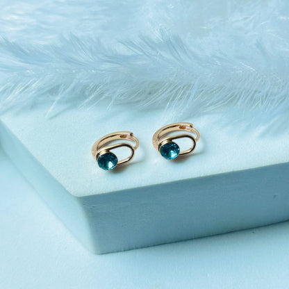 Oval Colour White and Blue