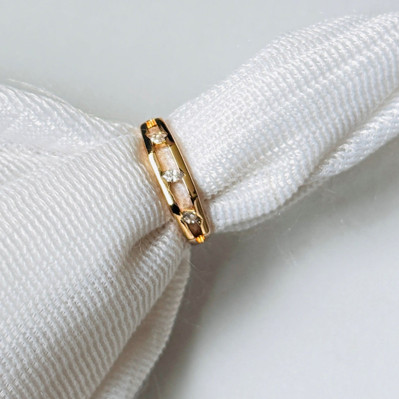 Open Band Stone Ring