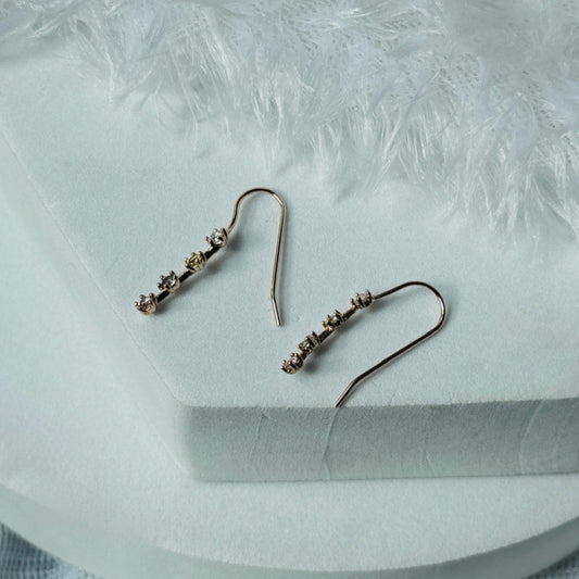 Colourful Stone Drop Earrings