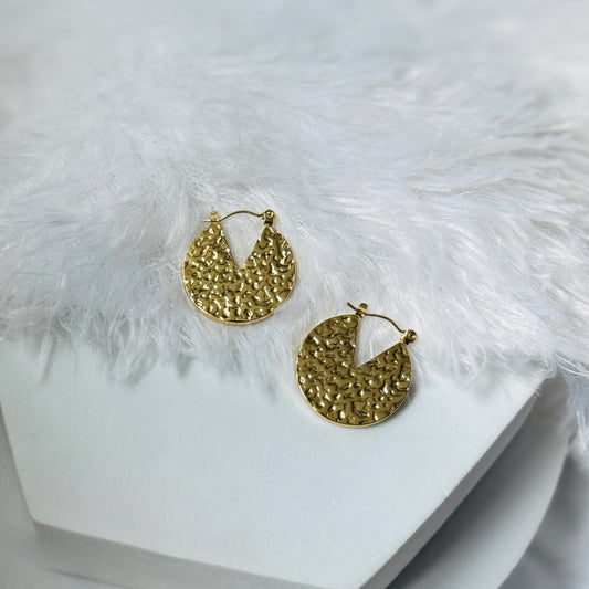 Gold V Earrings