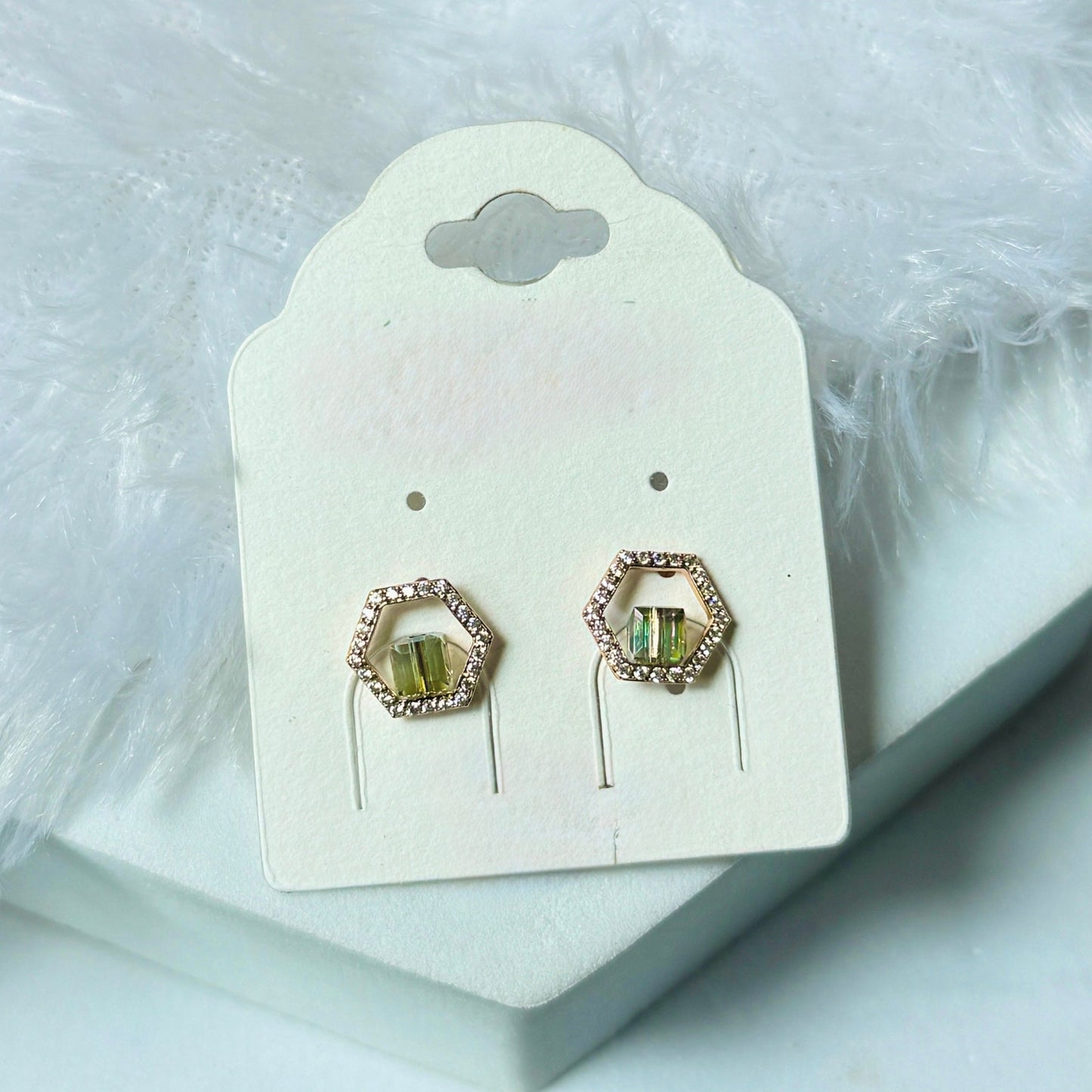 Hexagon Chrome Stud