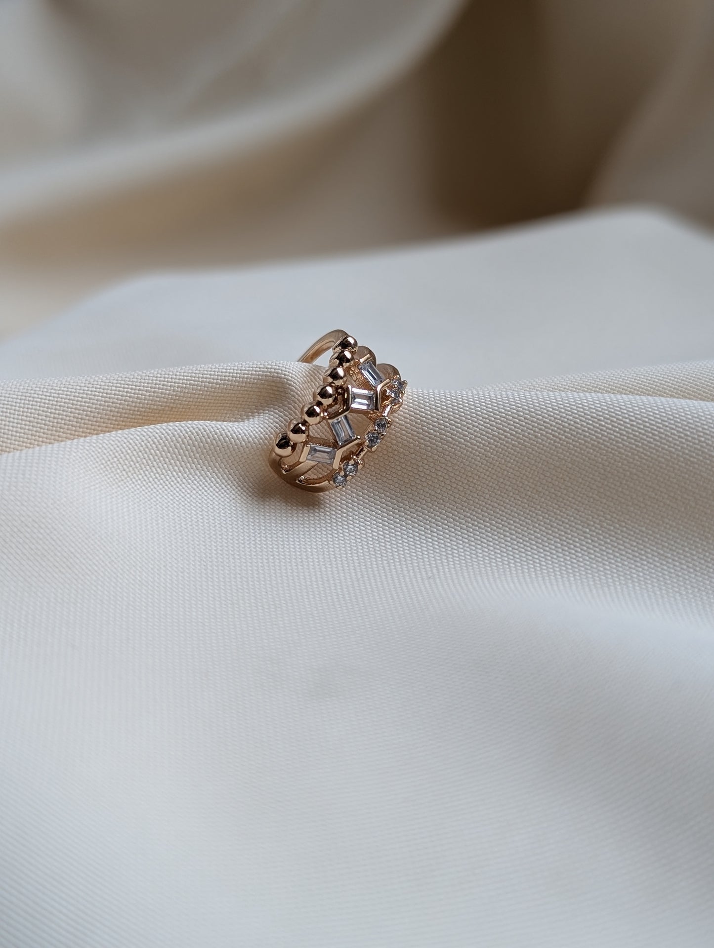 Cris Cross Stone Cuff