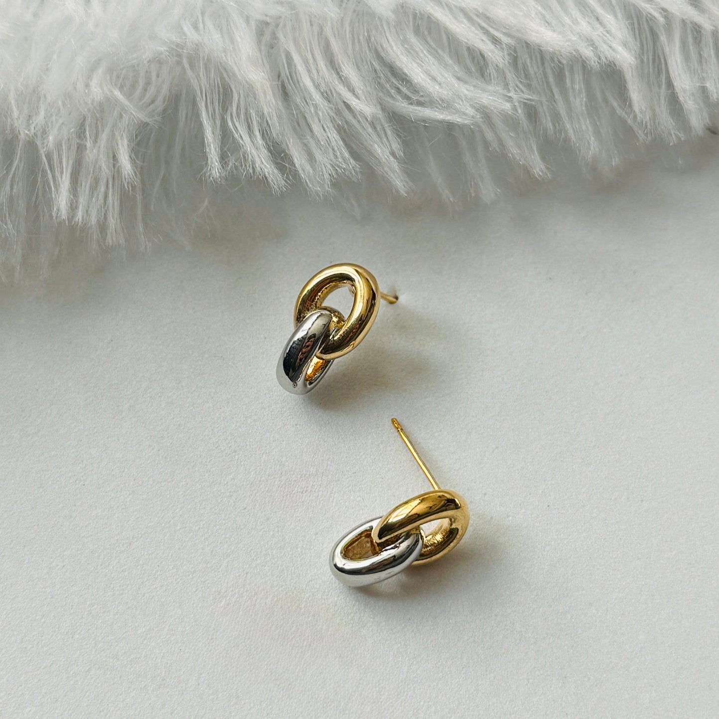 Small G&S Loop Earring