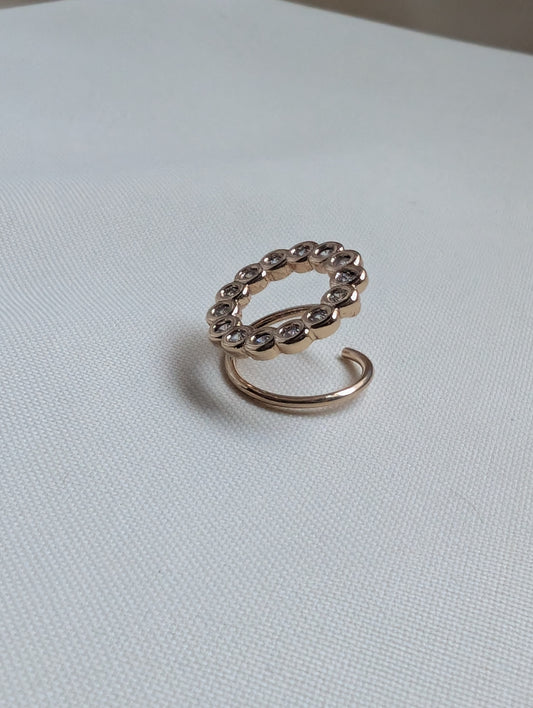 Round Stone Cuff