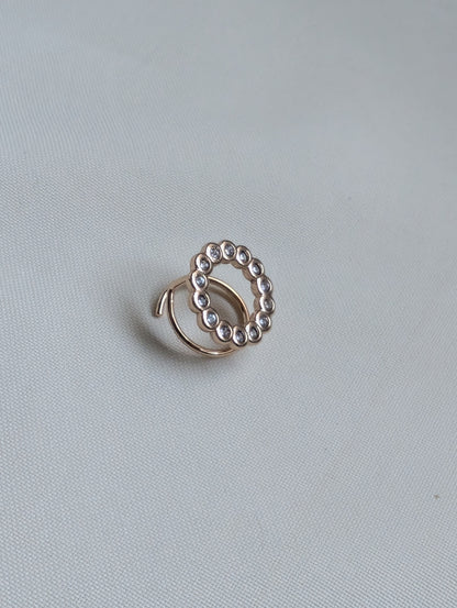 Round Stone Cuff