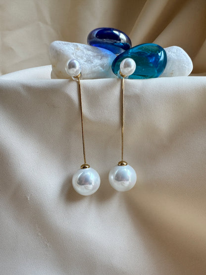 Pin Pearl F&B Earring