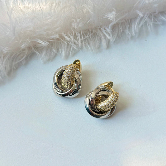 Matrix G&S Spiral Earring