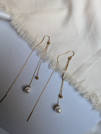 Pin Pearl F&B Earring