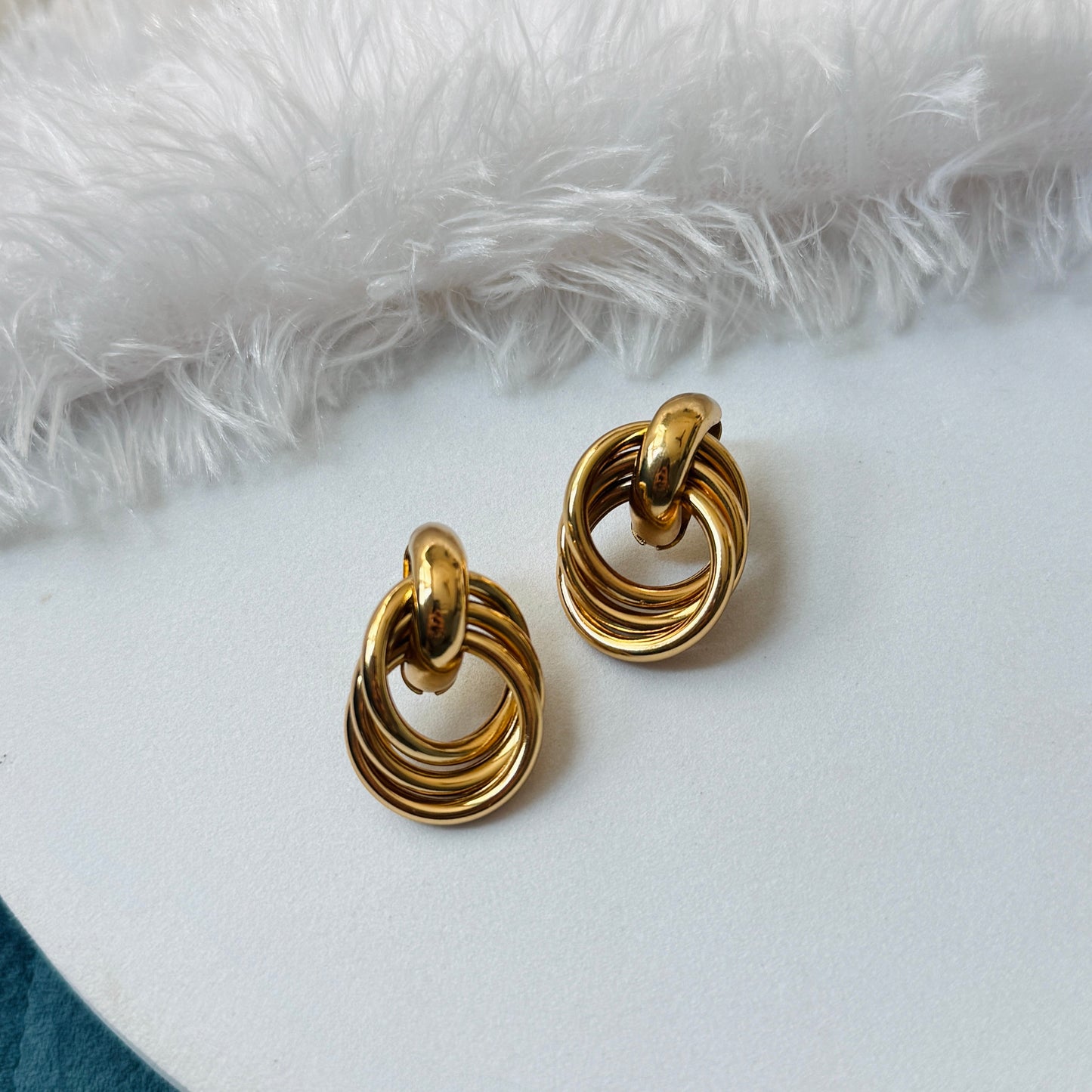 3 intersection Earring