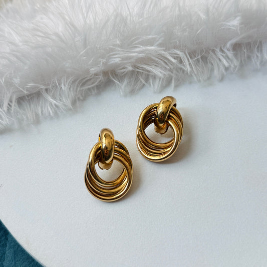 3 intersection Earring