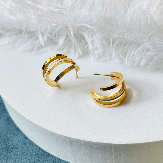 Two Tone Curve Hoop
