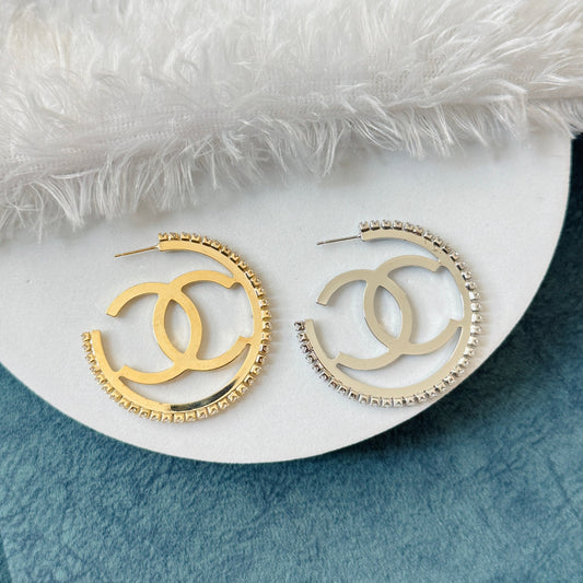 Chanel Hoop Silver (gold and silver)