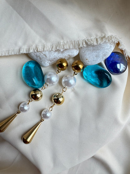 G&S Pearl Drop Earrings