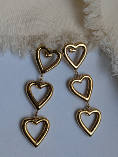 Arisyn Heart Dropping Earrings