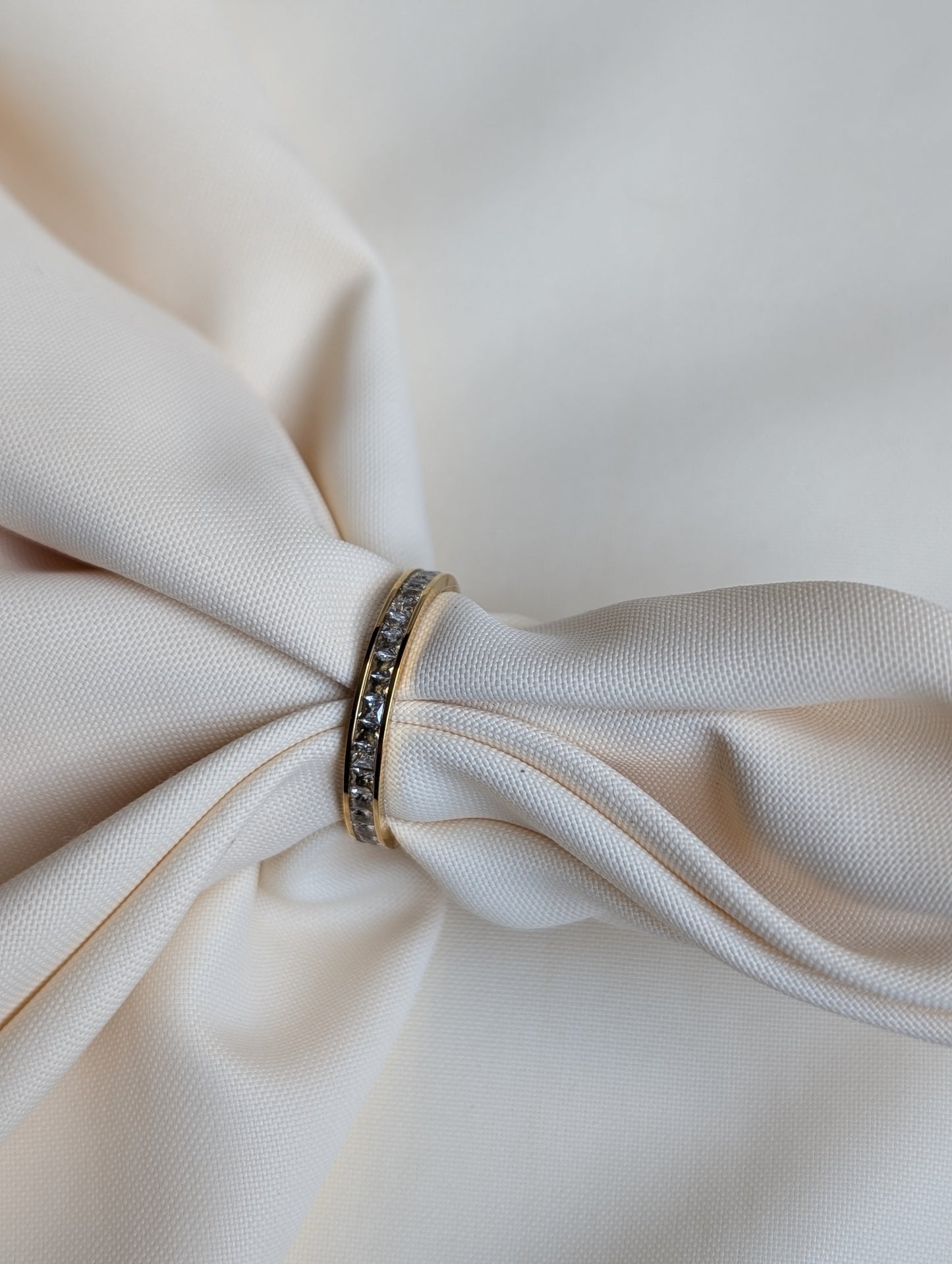 Channel Stone Band Ring
