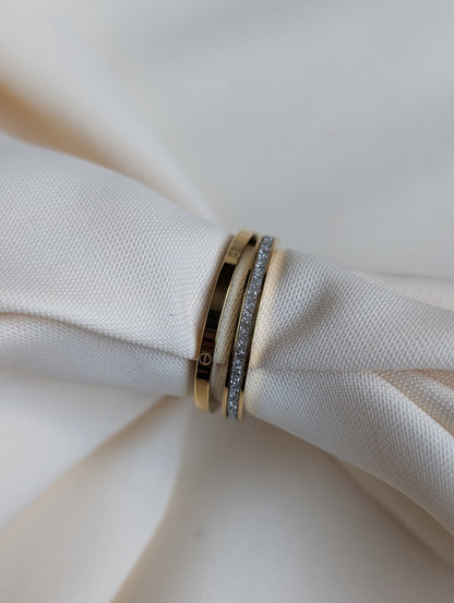 2 Ring Stone Band