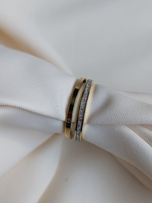 2 Ring Stone Band