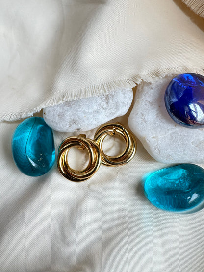 Sparkle Circle Earrings