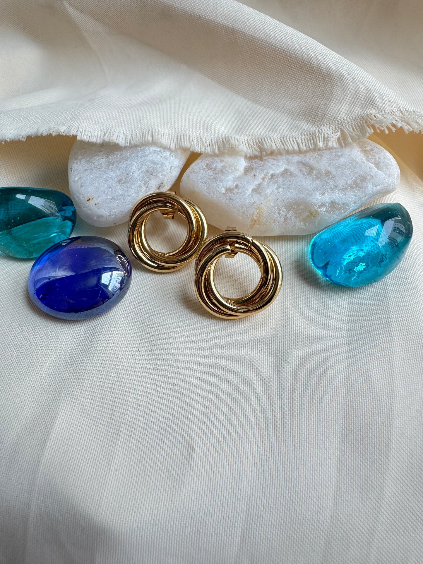 Sparkle Circle Earrings