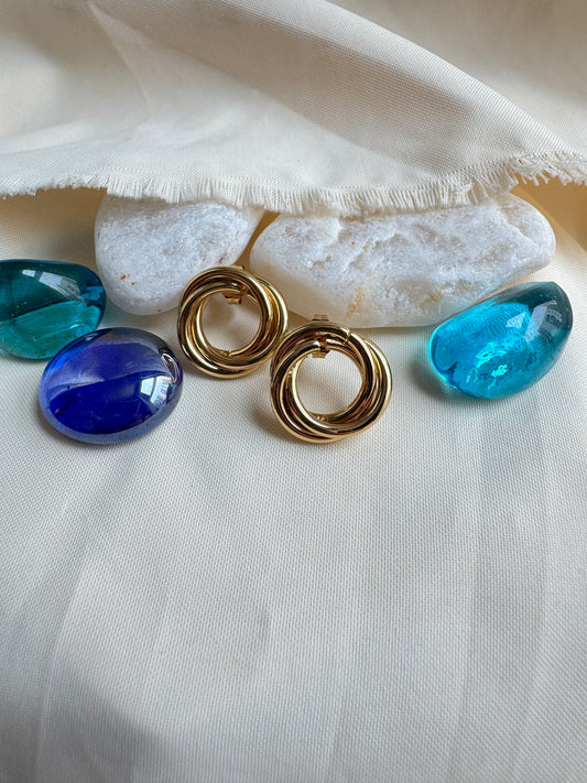 Sparkle Circle Earrings