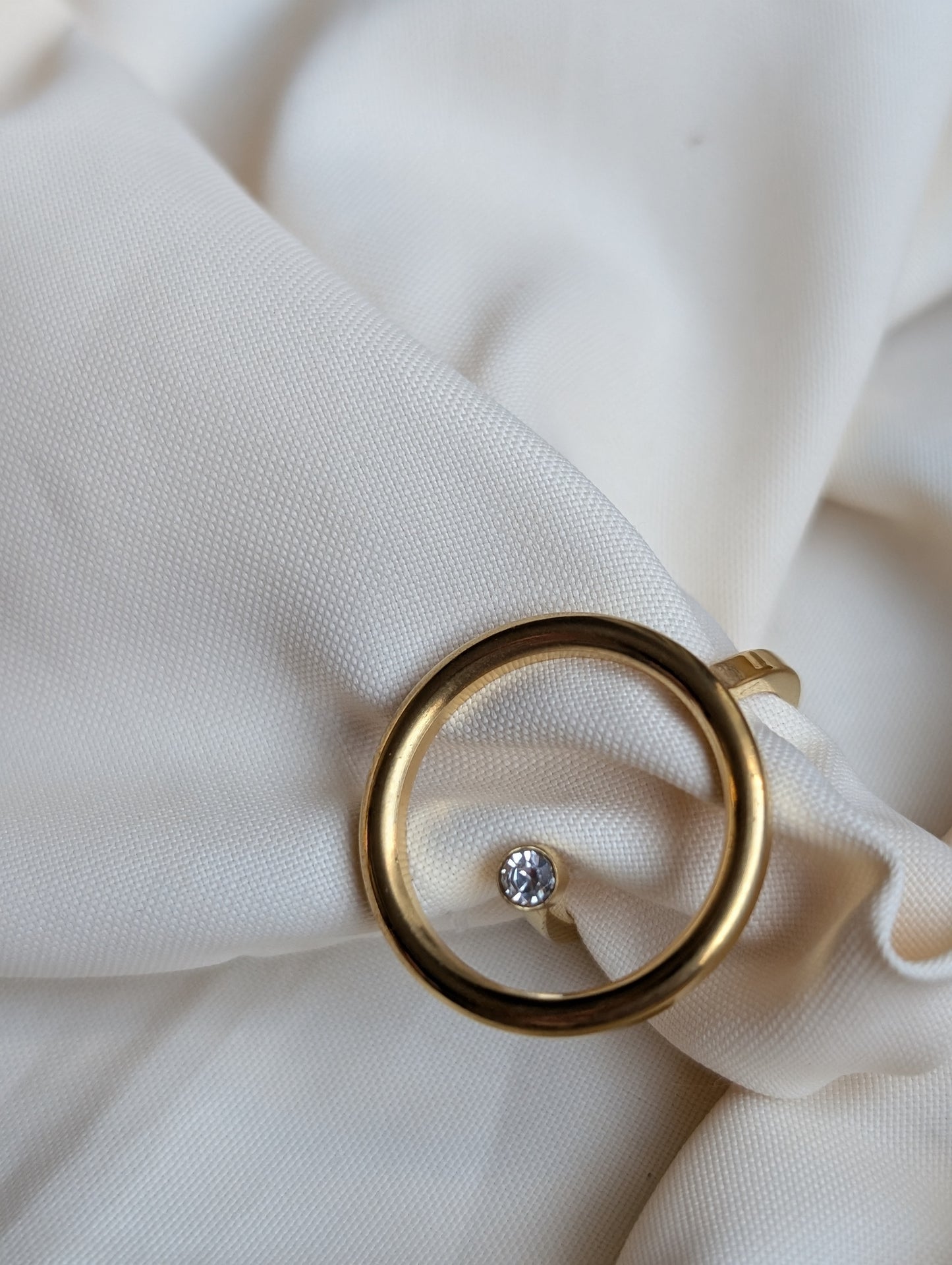 Big Round Stone Ring