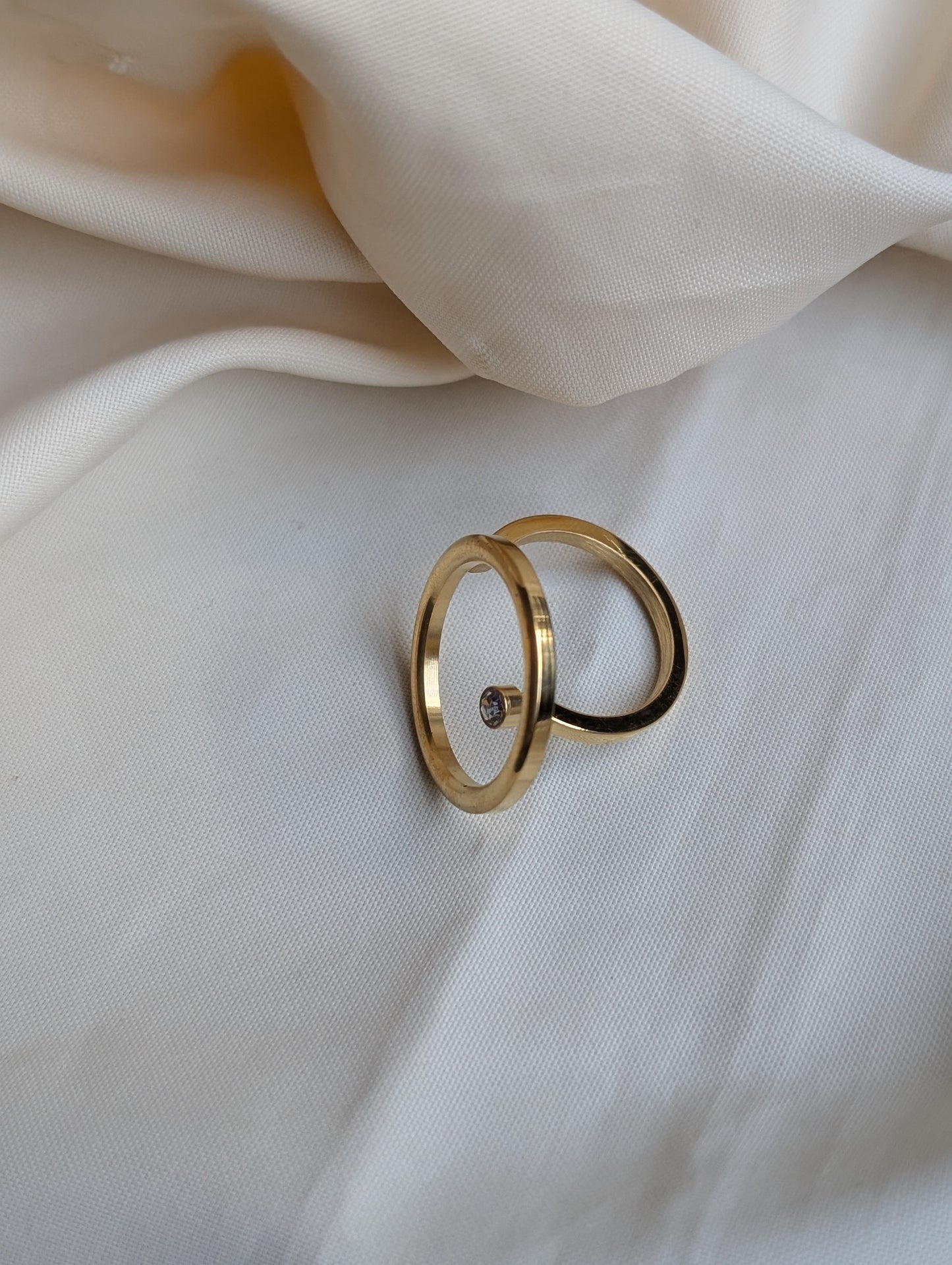 Big Round Stone Ring