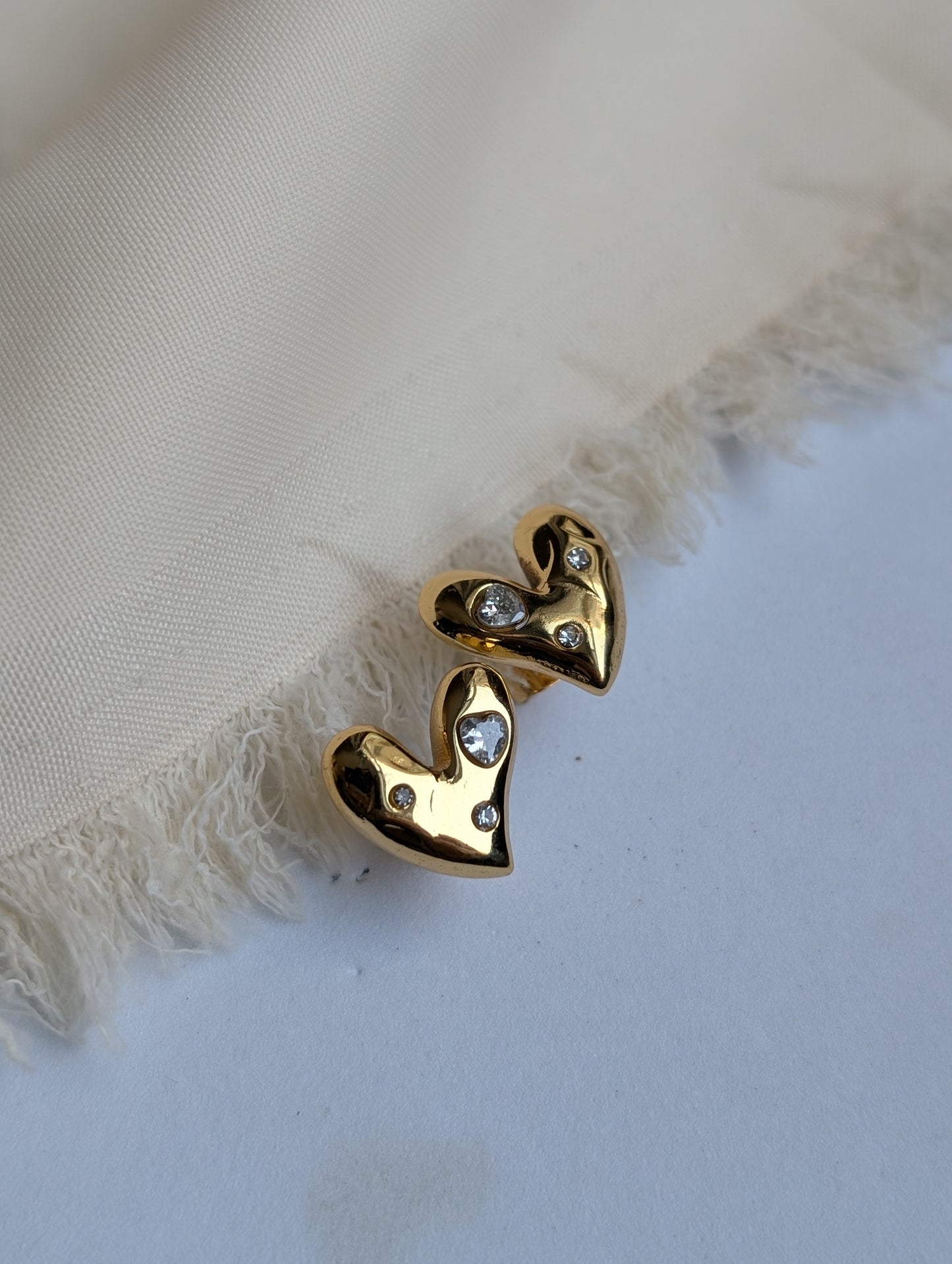 Heart Stone Earring