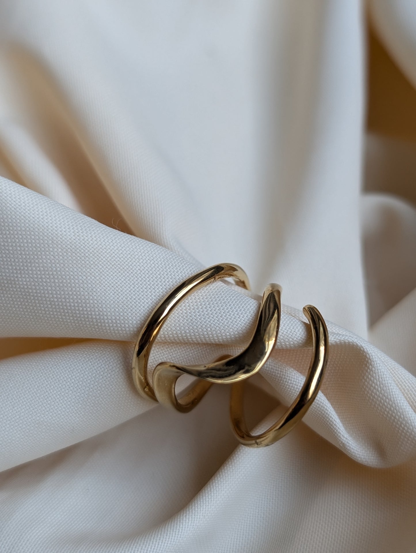 Triple Ripple Ring