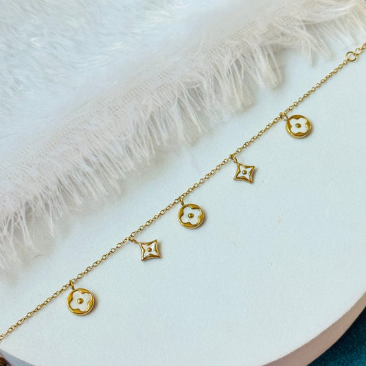 Lv Charm Bracelet