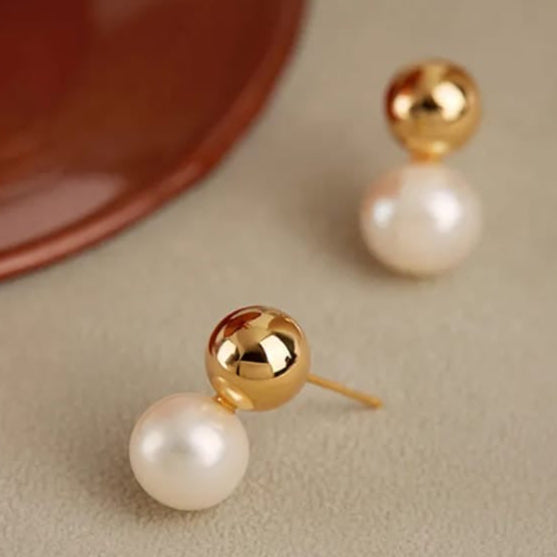 Golden Orb Pearl Drops
