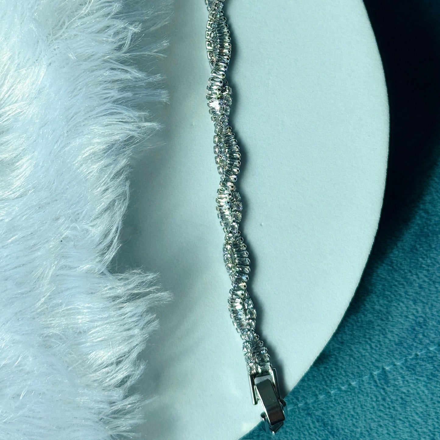 Spiral Stone Bracelet