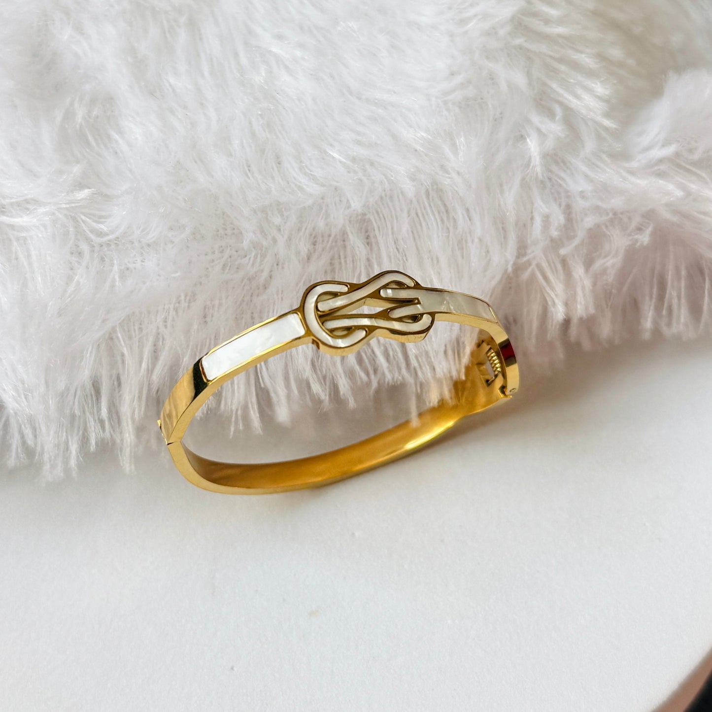 White Knot Small Size Kada