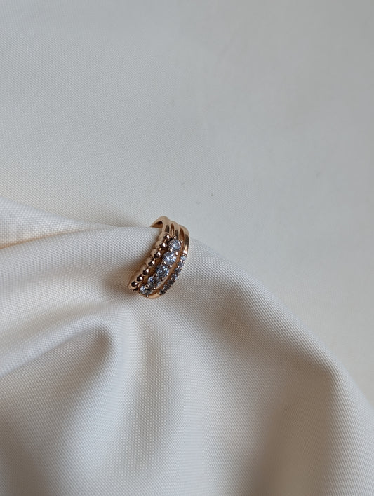 Ball Stone Line Cuff