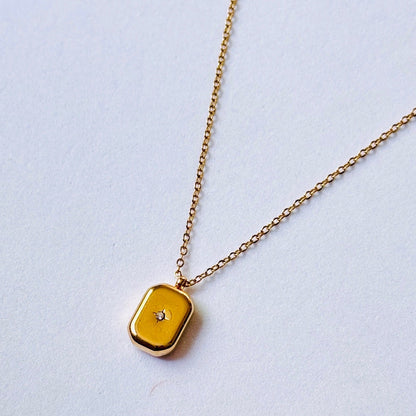Kira One Stone Chunky Chain