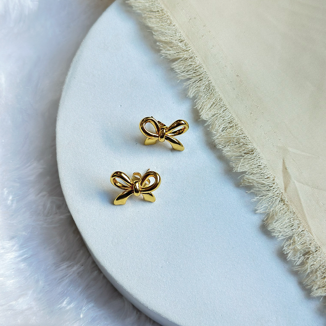 Bow earrings