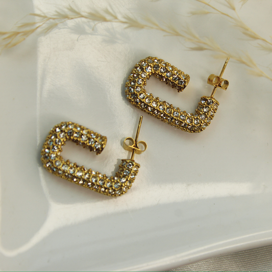 C diamond studded