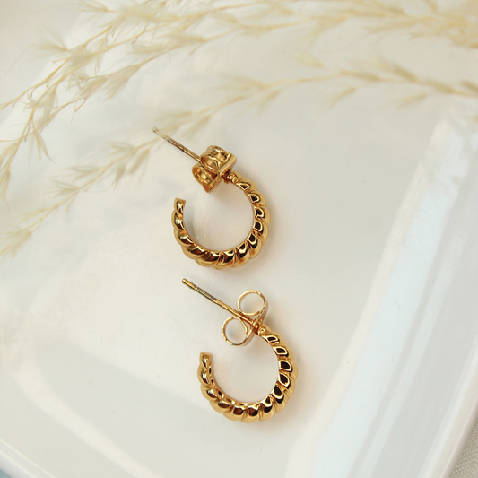 Emma crossiant earrings