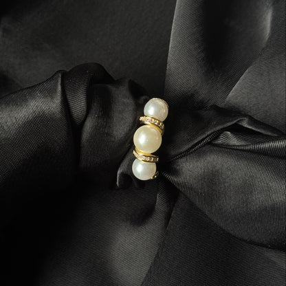 Pearl Spiral Ring