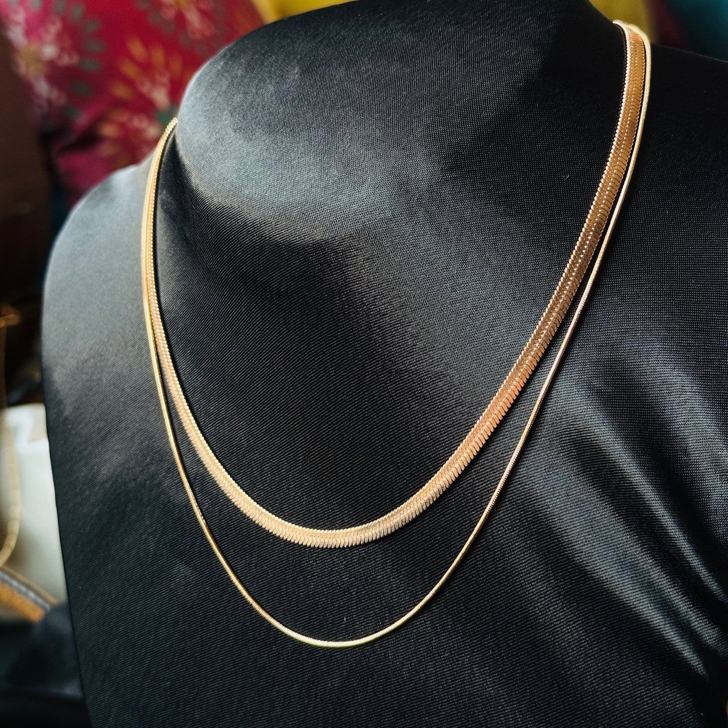 2 Layer Rose Gold Chain