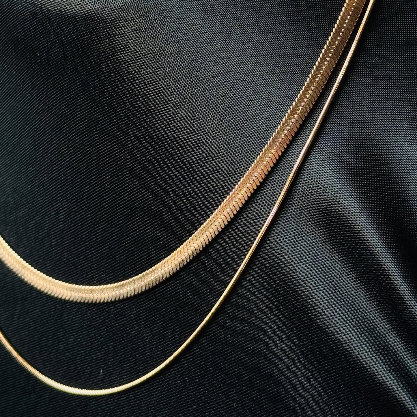 2 Layer Rose Gold Chain