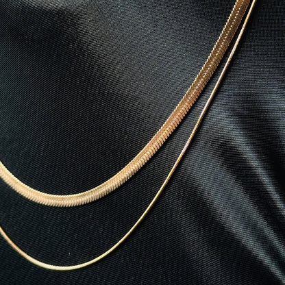 2 Layer Rose Gold Chain
