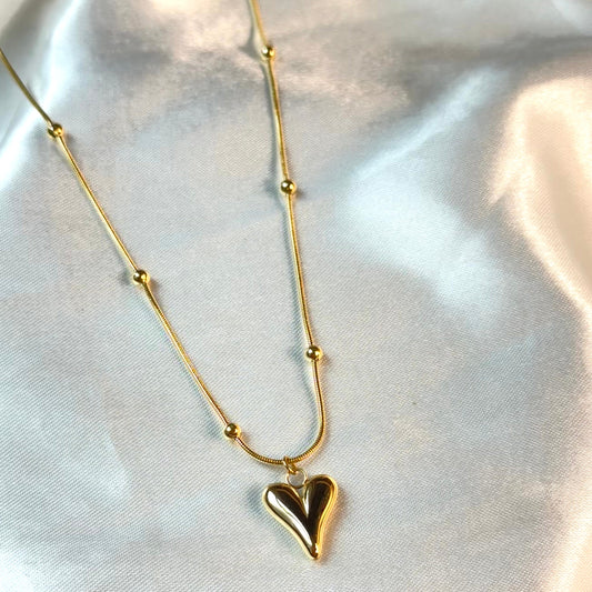 Golden Love Drop Chain
