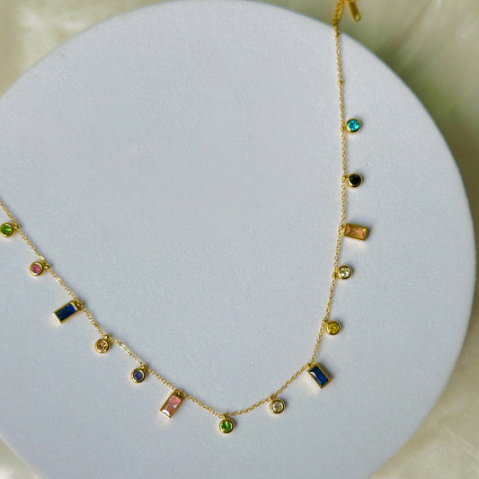 Colourful Rectangle Dropping Chain