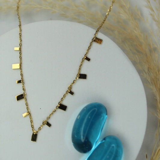 Selena Rectangle Dropping Chain